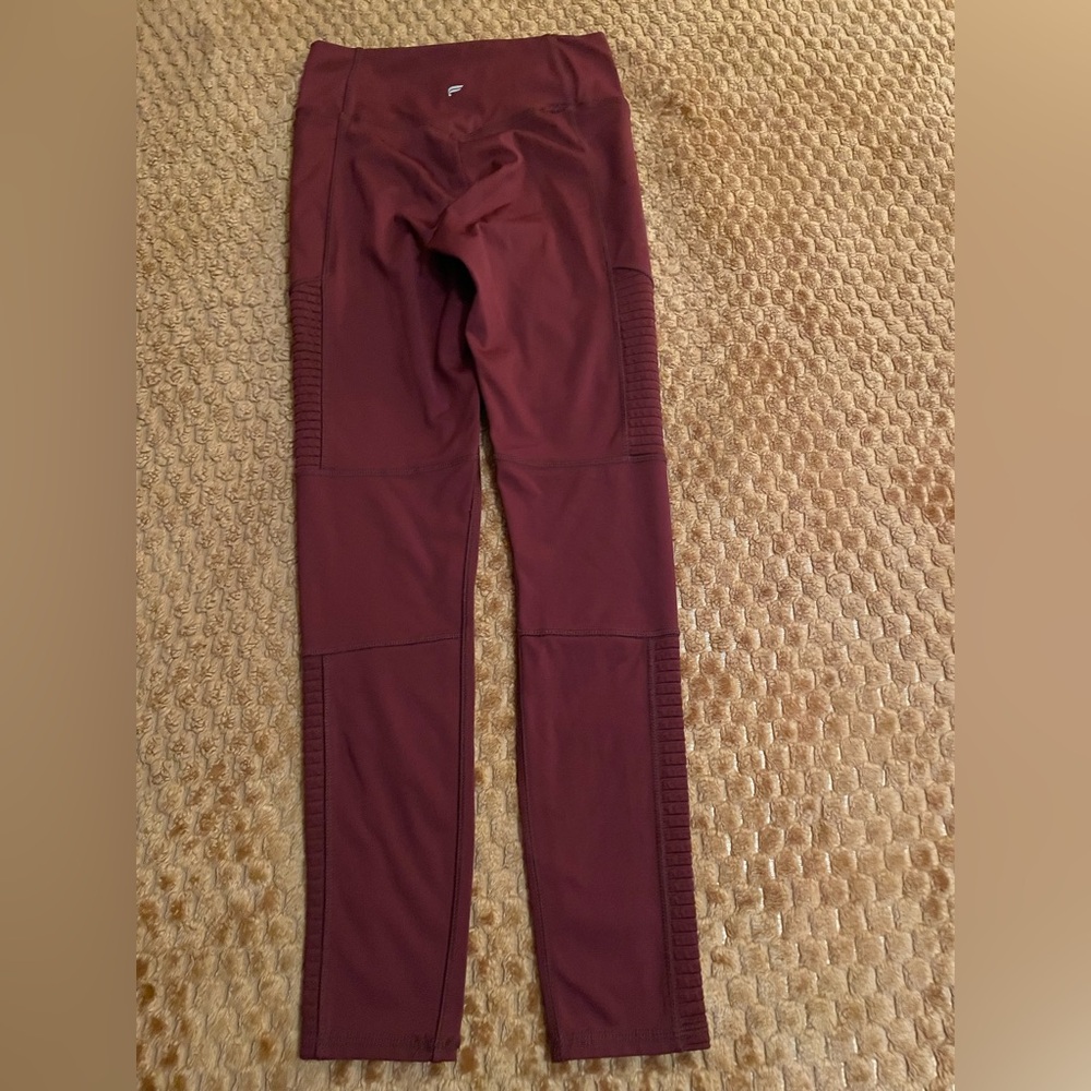 Fabletics Burgundy Leggings